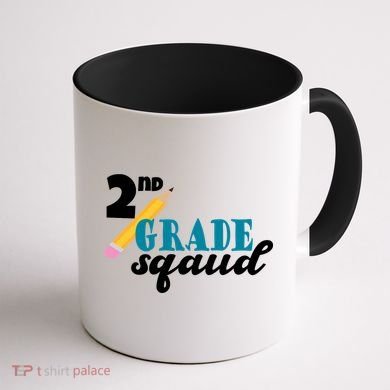 2nd Grade Squad School Pencil Coffee Mug back