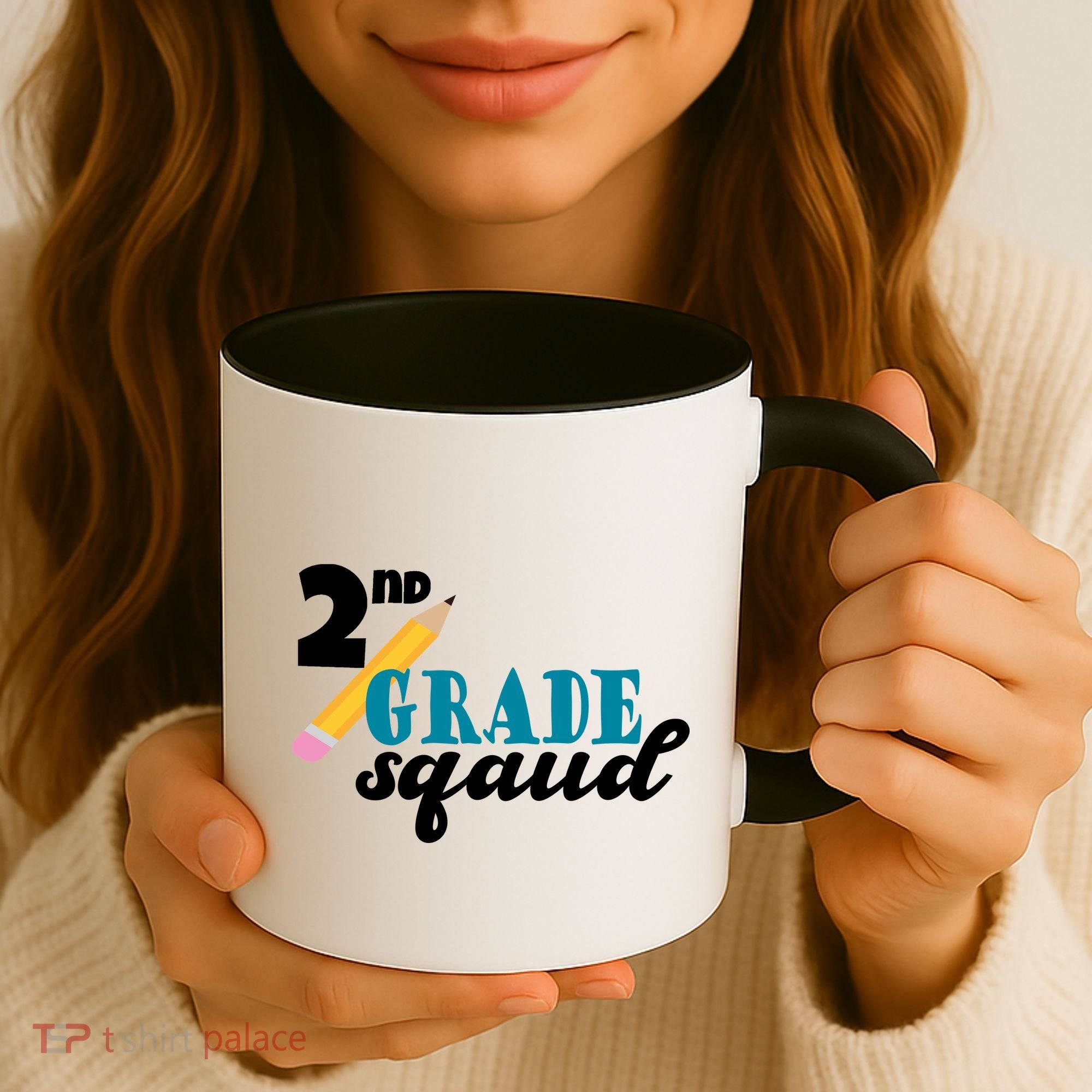 2nd Grade Squad School Pencil Coffee Mug