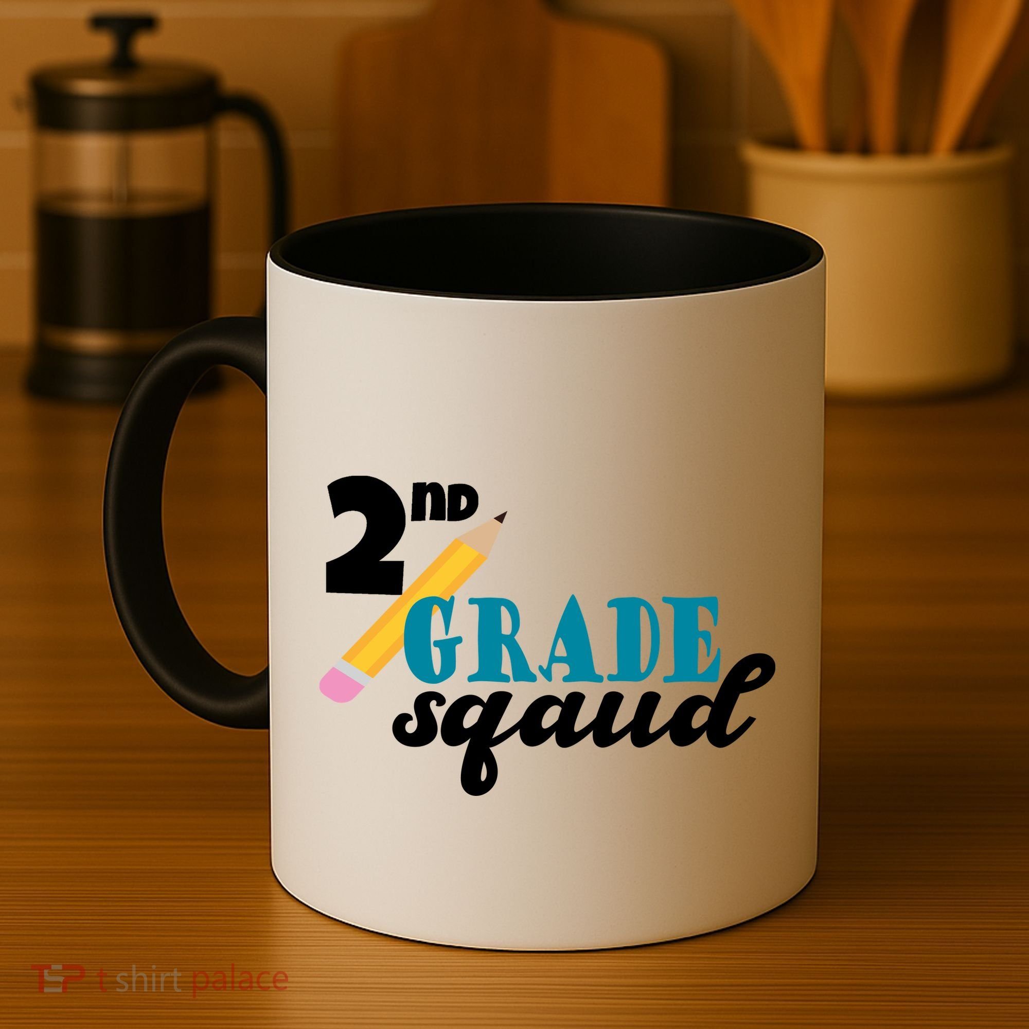 2nd Grade Squad School Pencil Coffee Mug