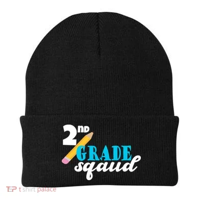 2nd Grade Squad School Pencil Beanie