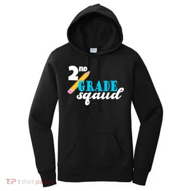 2nd Grade Squad School Pencil Women's Hoodie