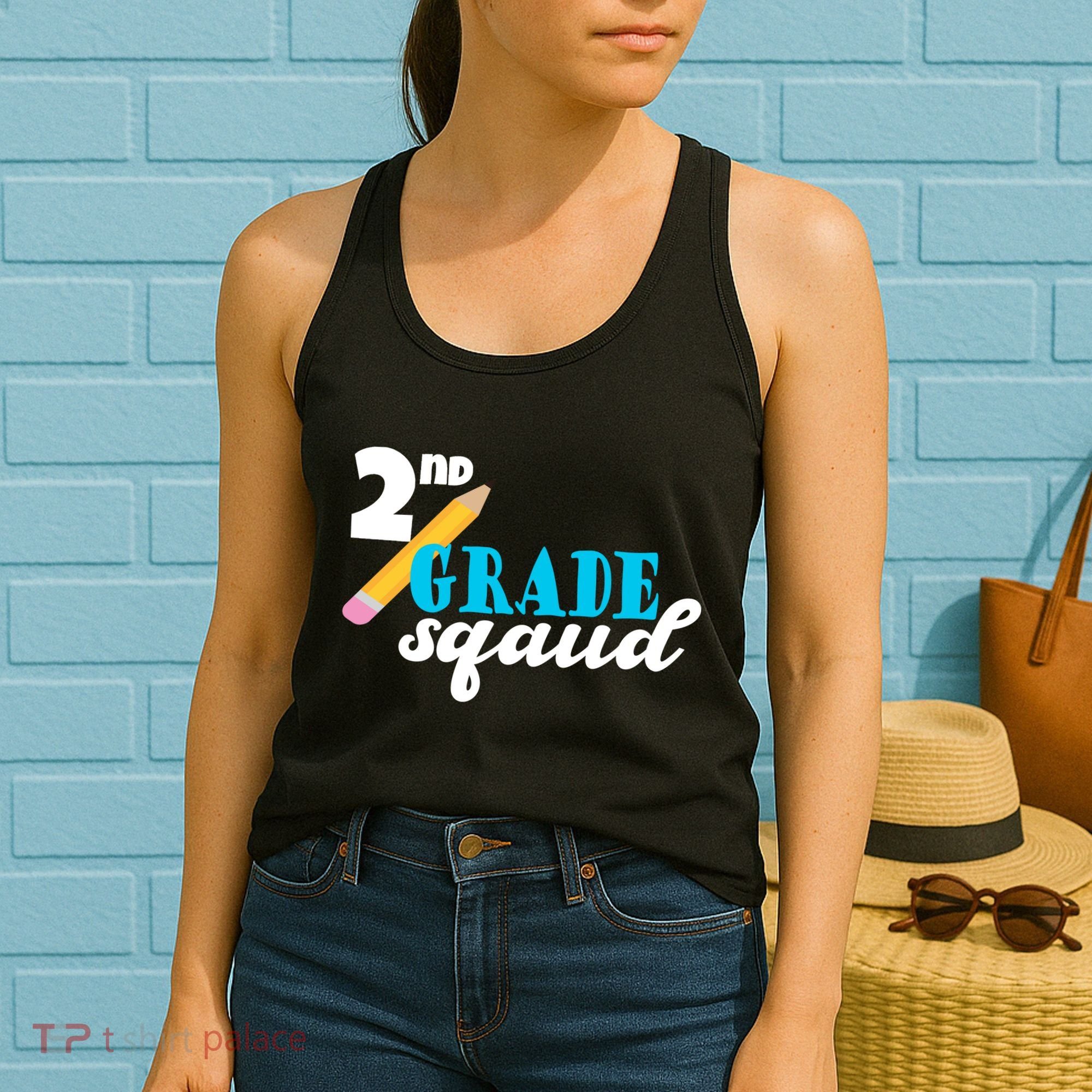 2nd Grade Squad School Pencil Women's Tank Top