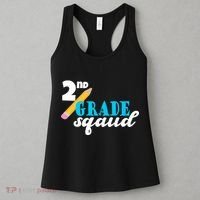 2nd Grade Squad School Pencil Women's Tank Top thumb 3