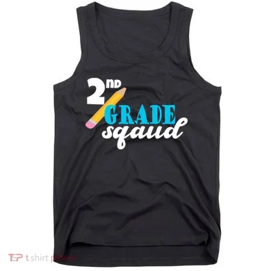 2nd Grade Squad School Pencil Tank Top