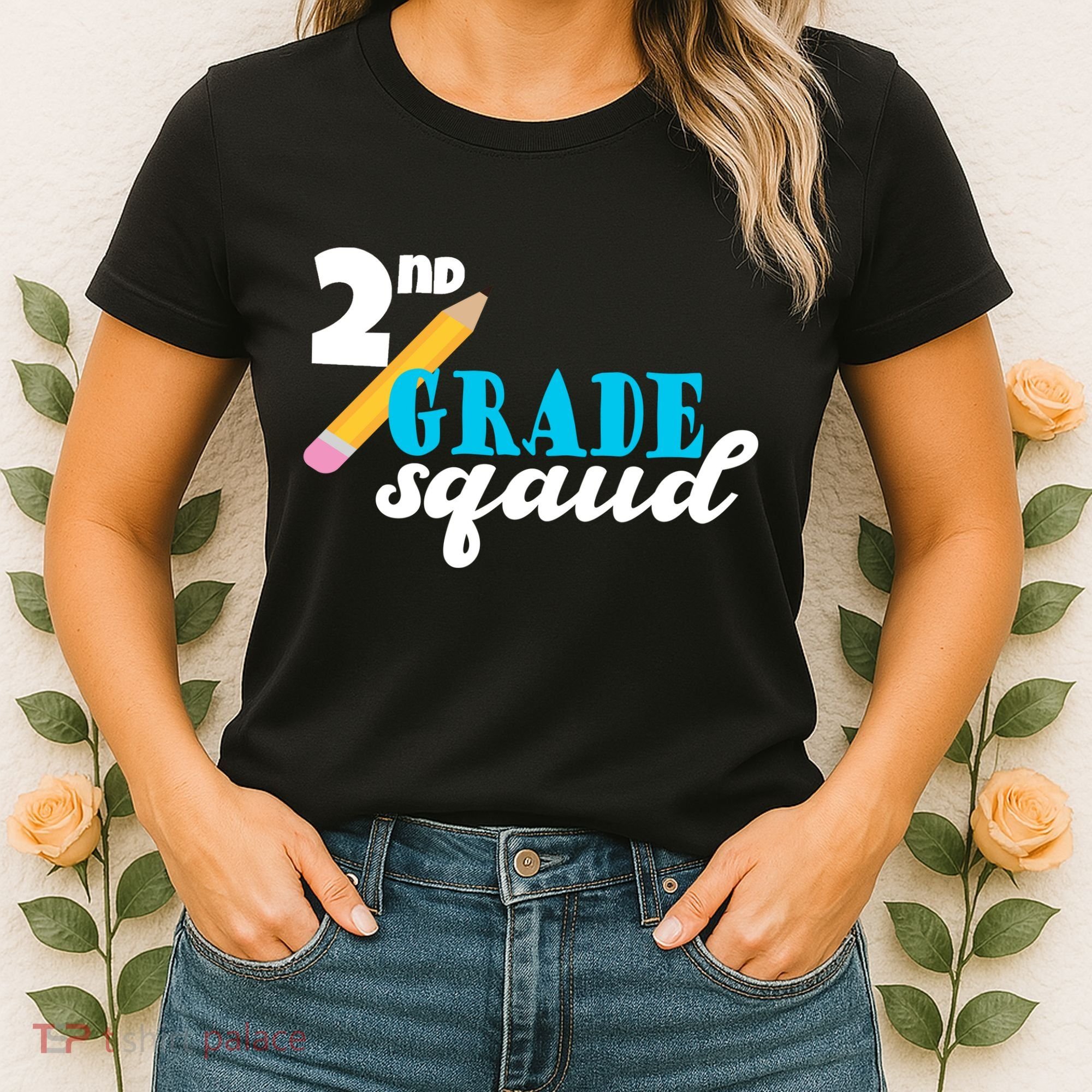 2nd Grade Squad School Pencil Women's T-Shirt