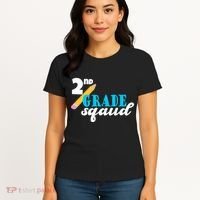 2nd Grade Squad School Pencil Women's T-Shirt thumb 4