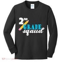 2nd Grade Squad School Pencil Kids Long Sleeve Shirt thumb 0