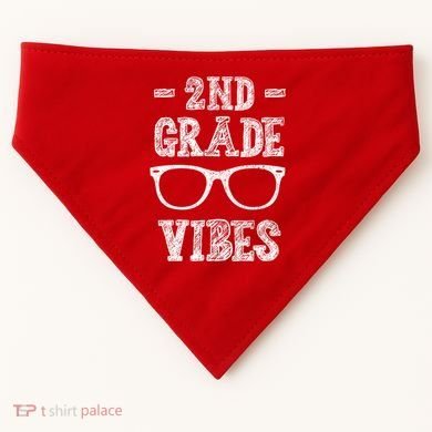 2nd Grade Vibes USA-Made Doggie Bandana