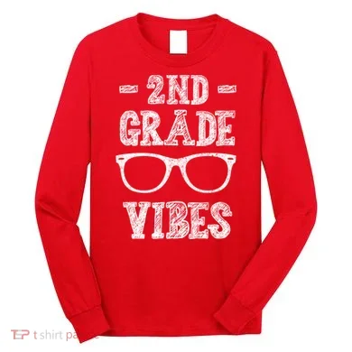 2nd Grade Vibes Long Sleeve Shirt