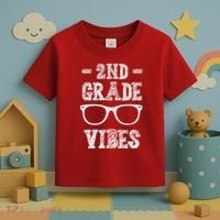 2nd Grade Vibes Toddler T-Shirt thumb 3