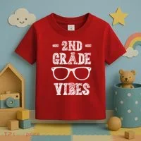2nd Grade Vibes Toddler T-Shirt thumb 3