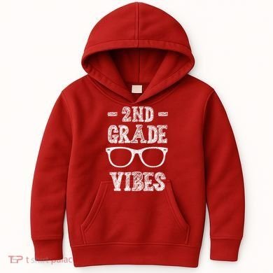 2nd Grade Vibes Kids Hoodie