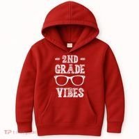 2nd Grade Vibes Kids Hoodie thumb 0