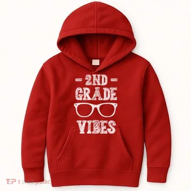 2nd Grade Vibes Kids Hoodie