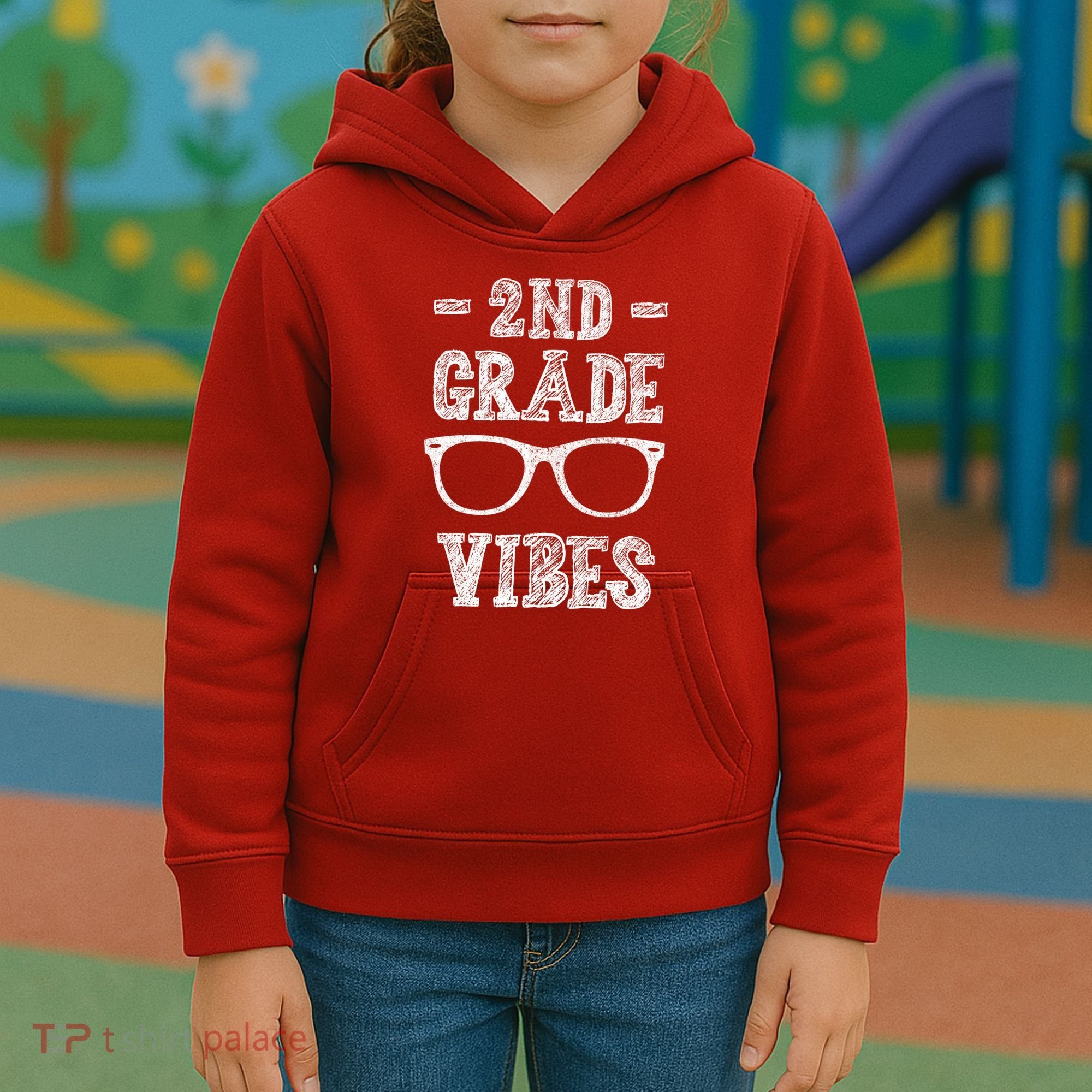 2nd Grade Vibes Kids Hoodie