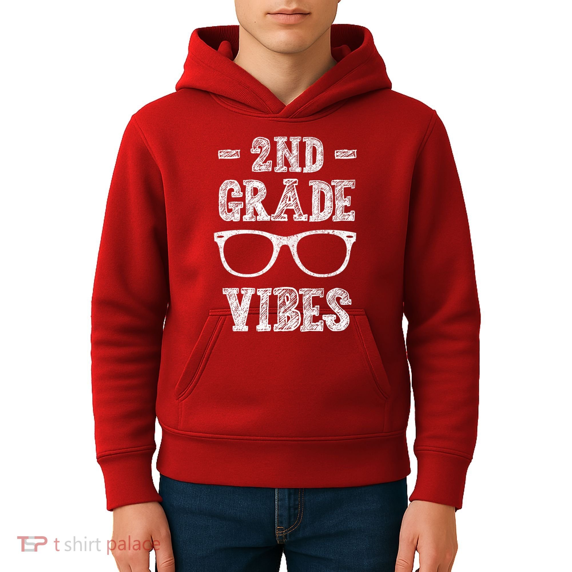 2nd Grade Vibes Kids Hoodie