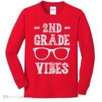 2nd Grade Vibes Kids Long Sleeve Shirt thumb 0