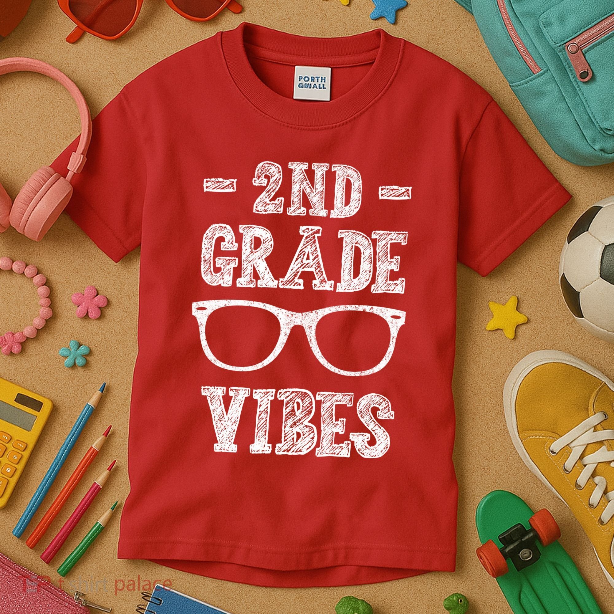 2nd Grade Vibes Kids T-Shirt