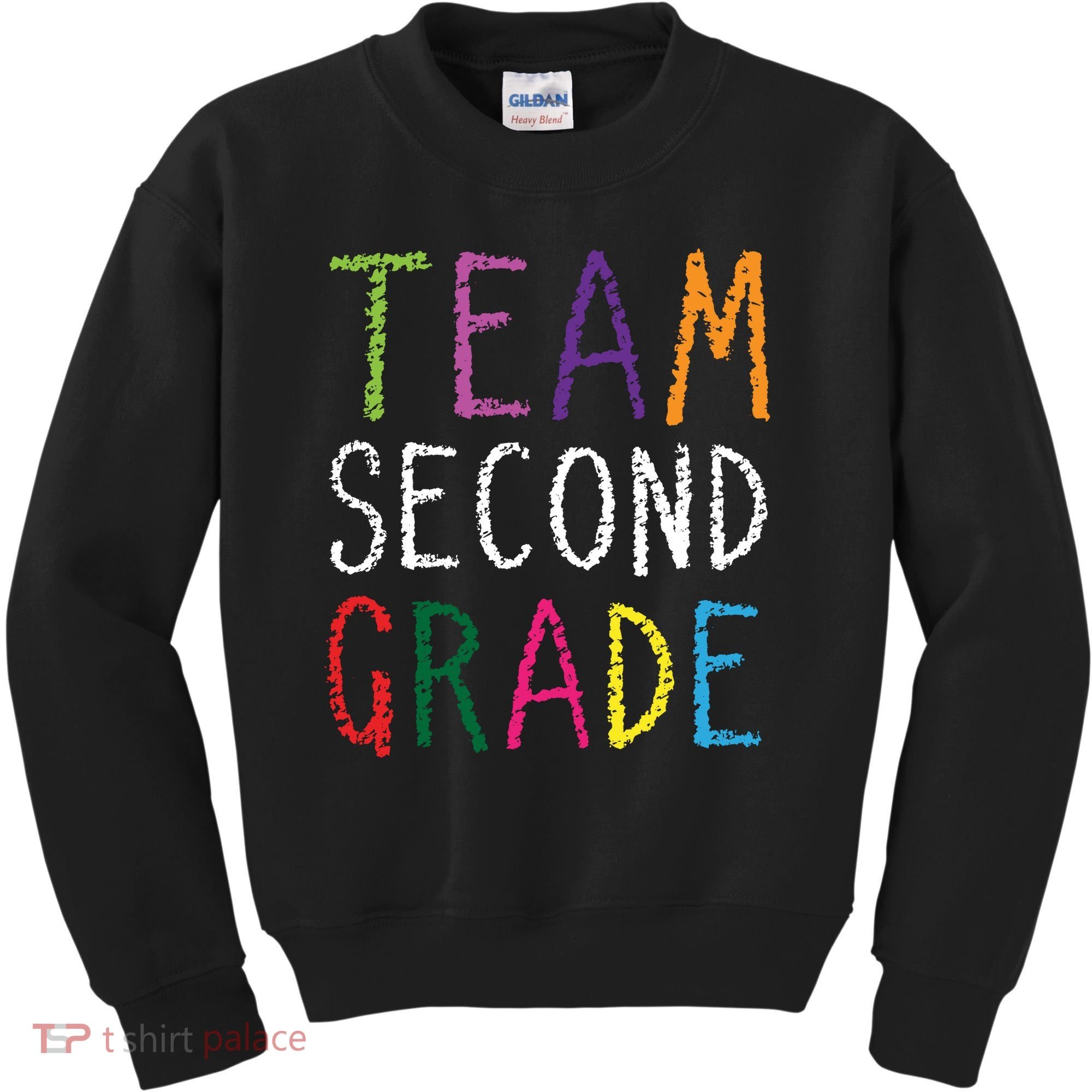 2nd Team Second Grade Kids Sweatshirt