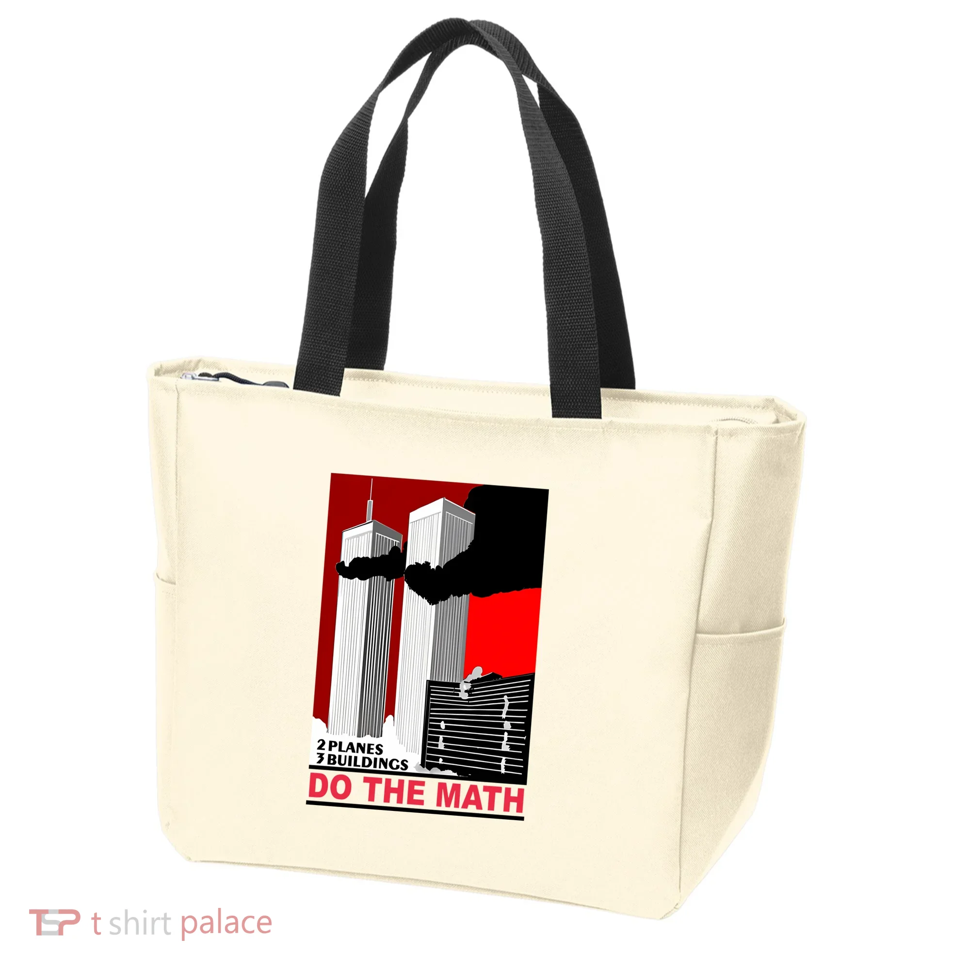 2 Planes 3 Buildings Do The Math Tote Bag