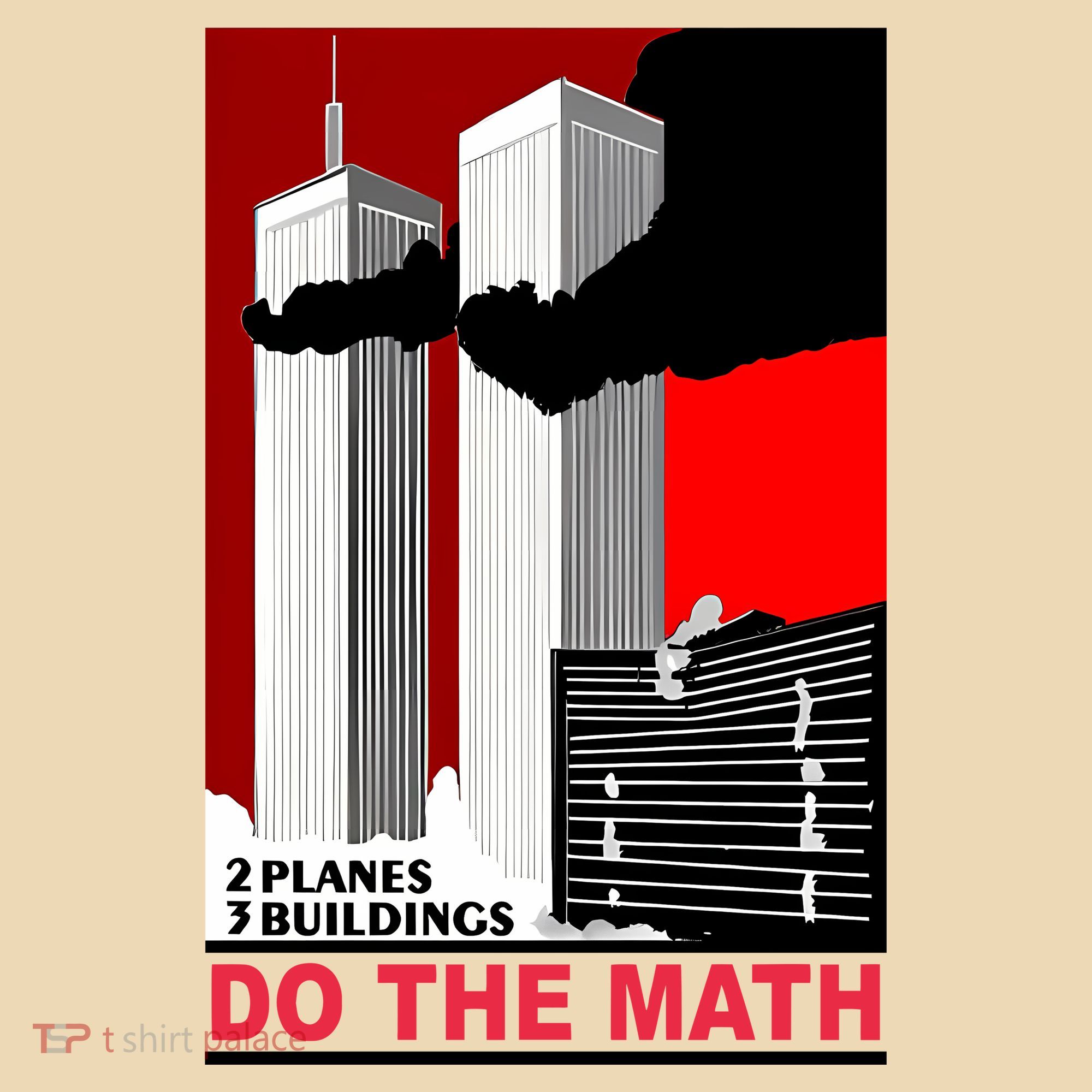 2 Planes 3 Buildings Do The Math Tote Bag