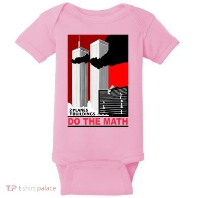 2 Planes 3 Buildings Do The Math Baby Bodysuit