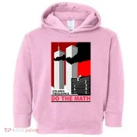 2 Planes 3 Buildings Do The Math Toddler Hoodie thumb 0