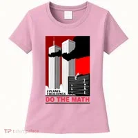 2 Planes 3 Buildings Do The Math Women's T-Shirt thumb 0