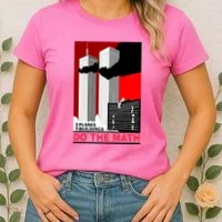2 Planes 3 Buildings Do The Math Women's T-Shirt thumb 2