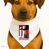 2 Planes 3 Buildings Do The Math USA-Made Doggie Bandana thumb 1