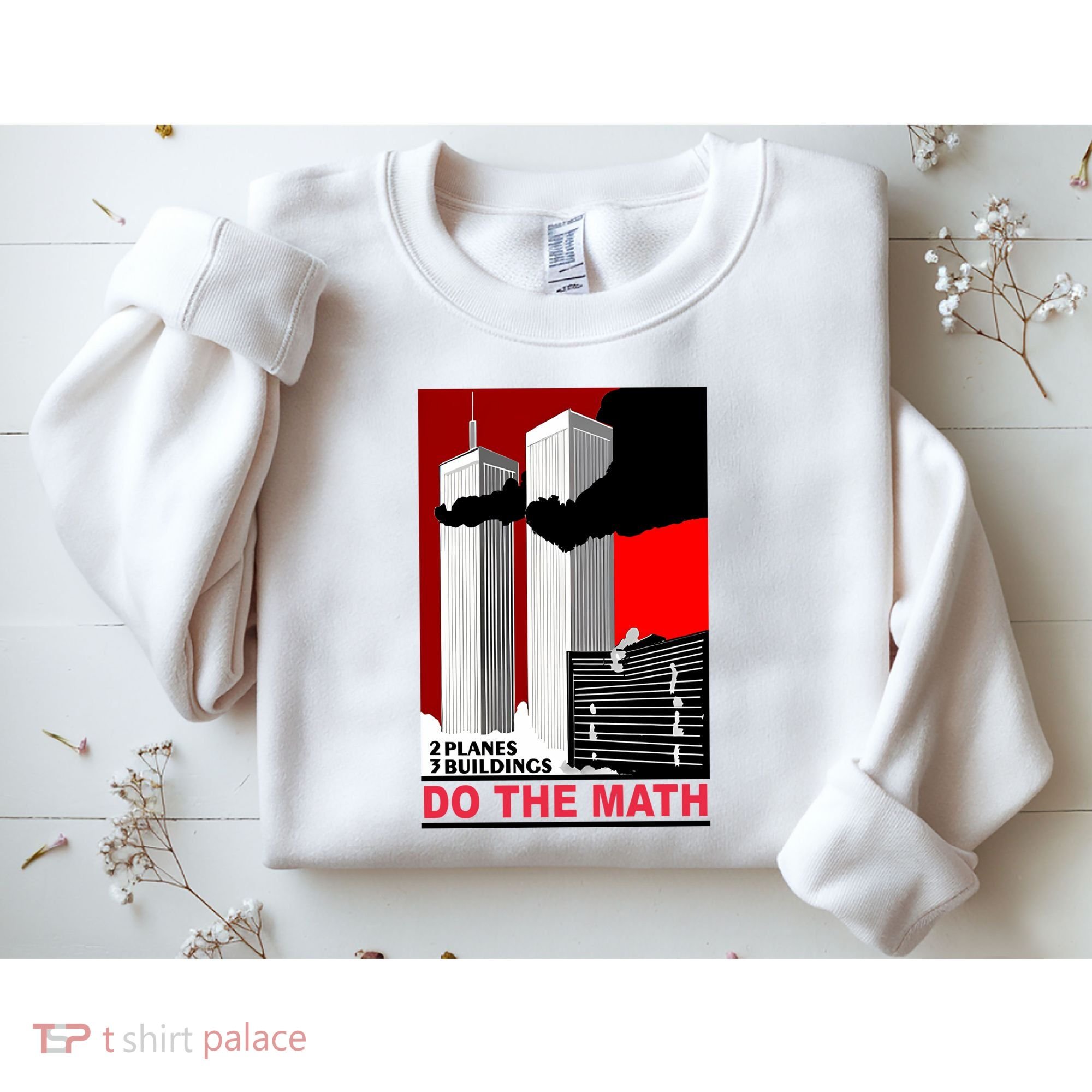 2 Planes 3 Buildings Do The Math Sweatshirt