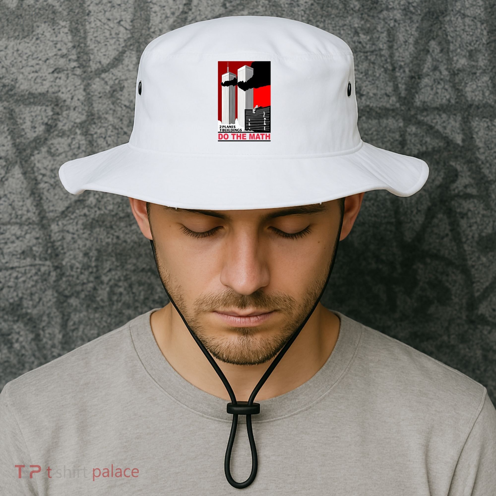 2 Planes 3 Buildings Do The Math Bucket Hat