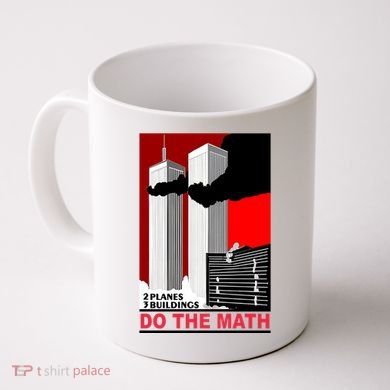 2 Planes 3 Buildings Do The Math Coffee Mug