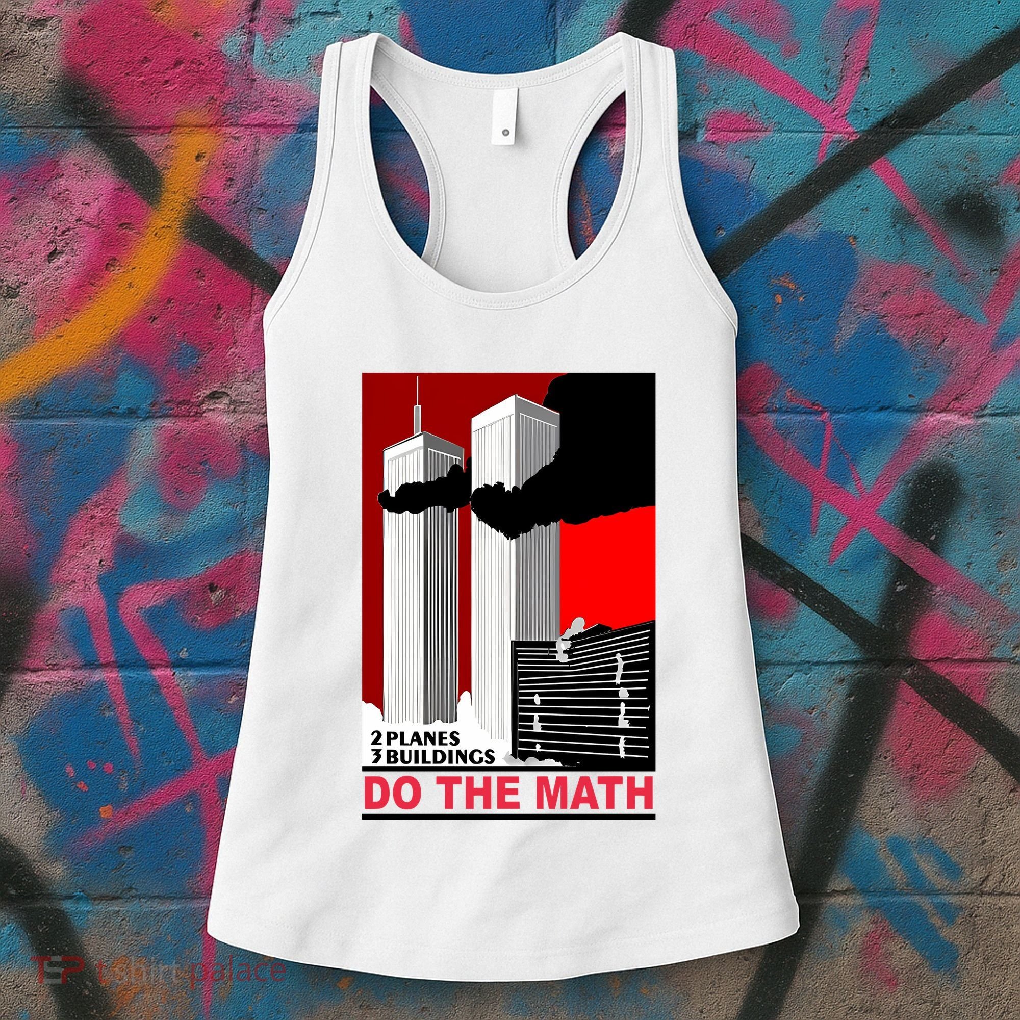 2 Planes 3 Buildings Do The Math Women's Tank Top