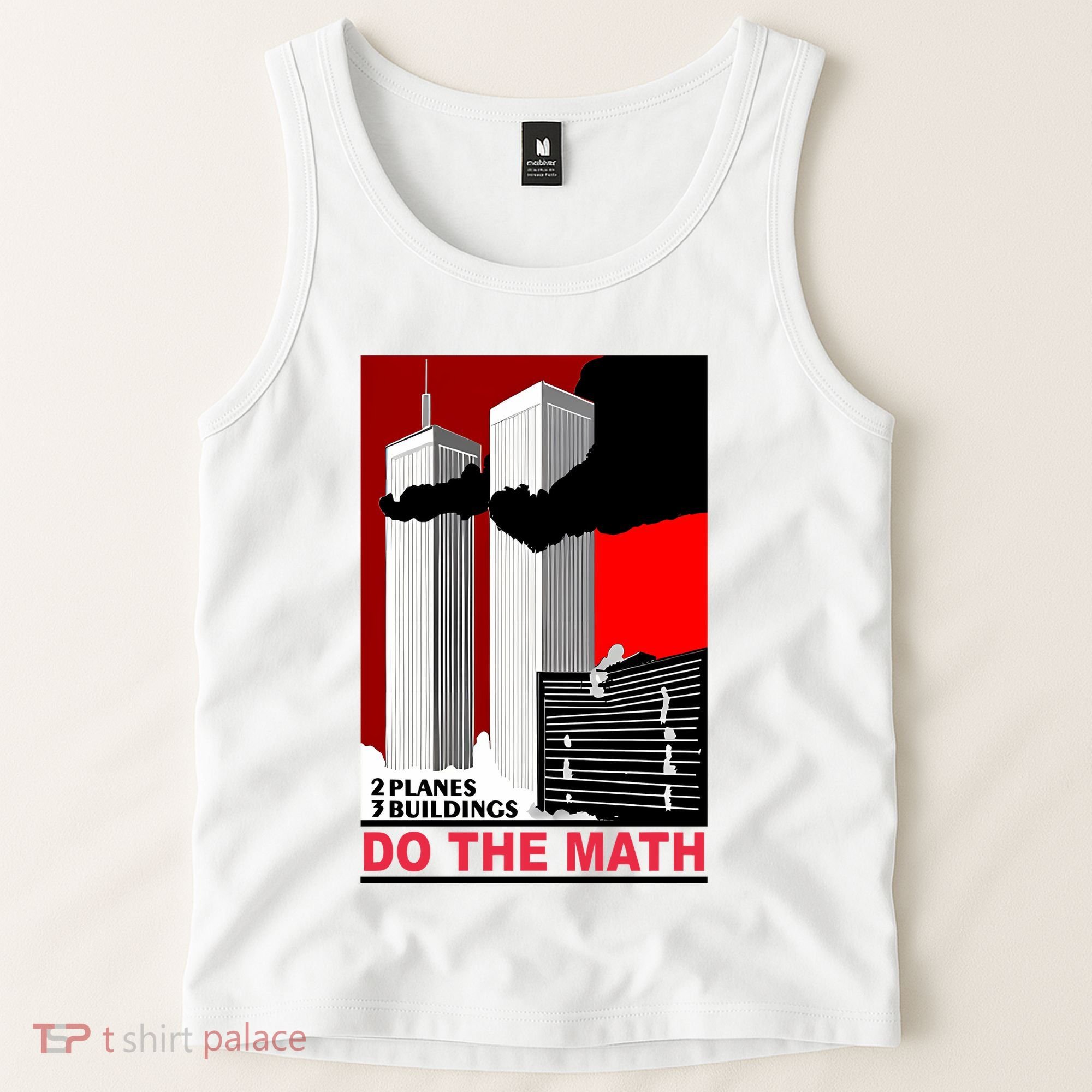 2 Planes 3 Buildings Do The Math Tank Top