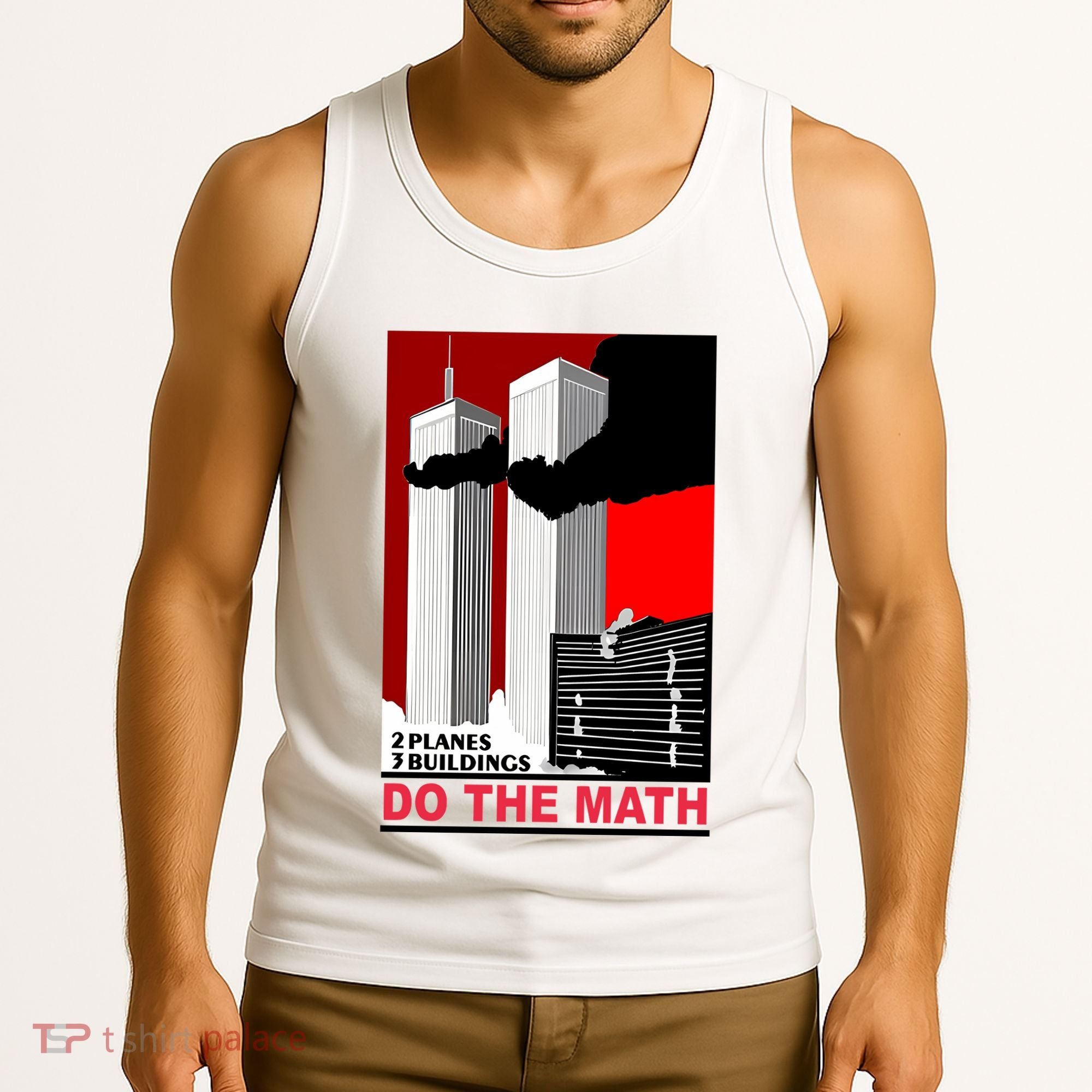 2 Planes 3 Buildings Do The Math Tank Top