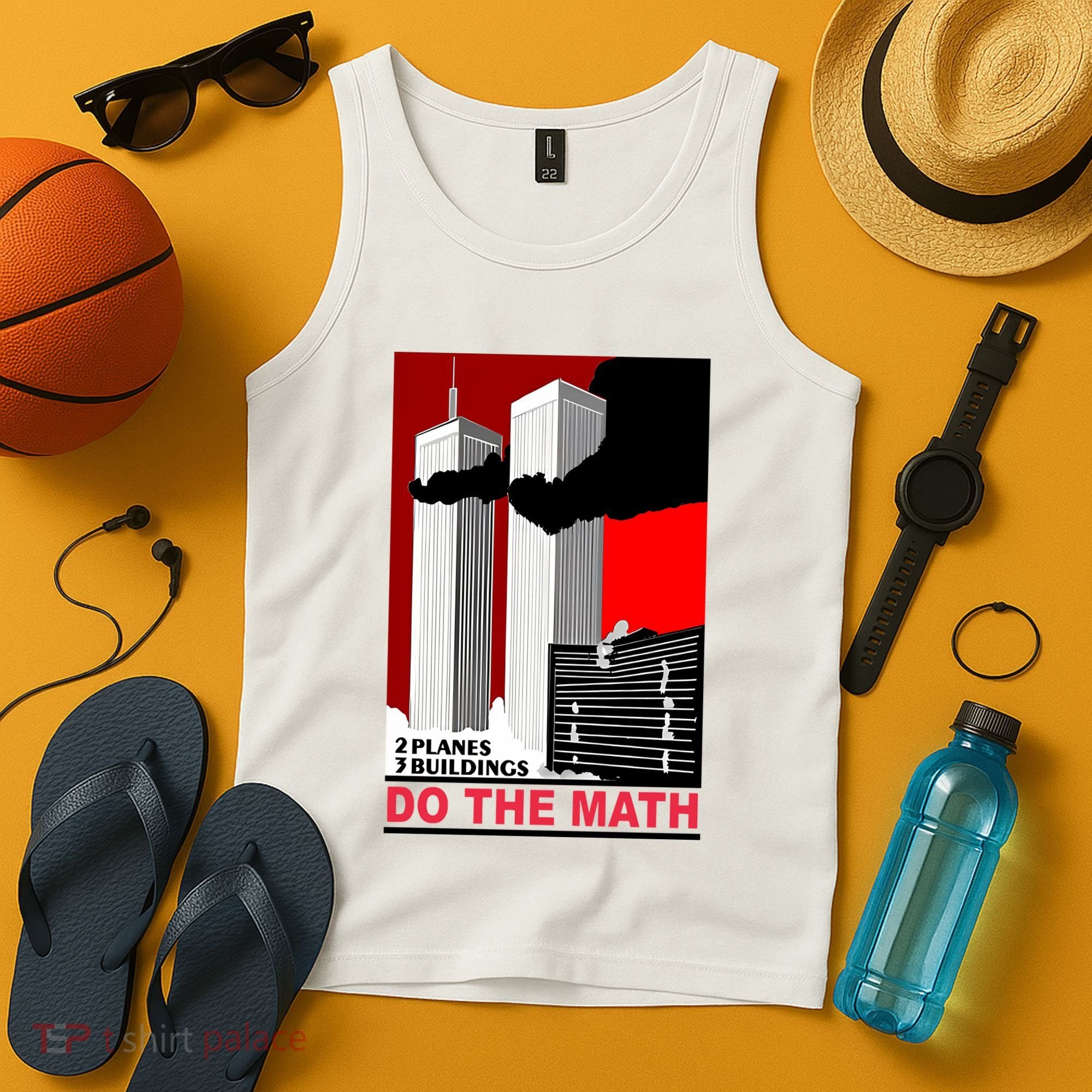 2 Planes 3 Buildings Do The Math Tank Top