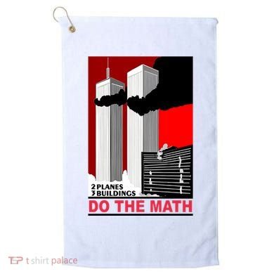 2 Planes 3 Buildings Do The Math Golf Towel
