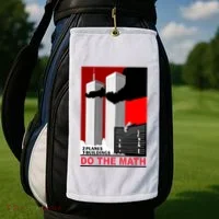 2 Planes 3 Buildings Do The Math Golf Towel thumb 2