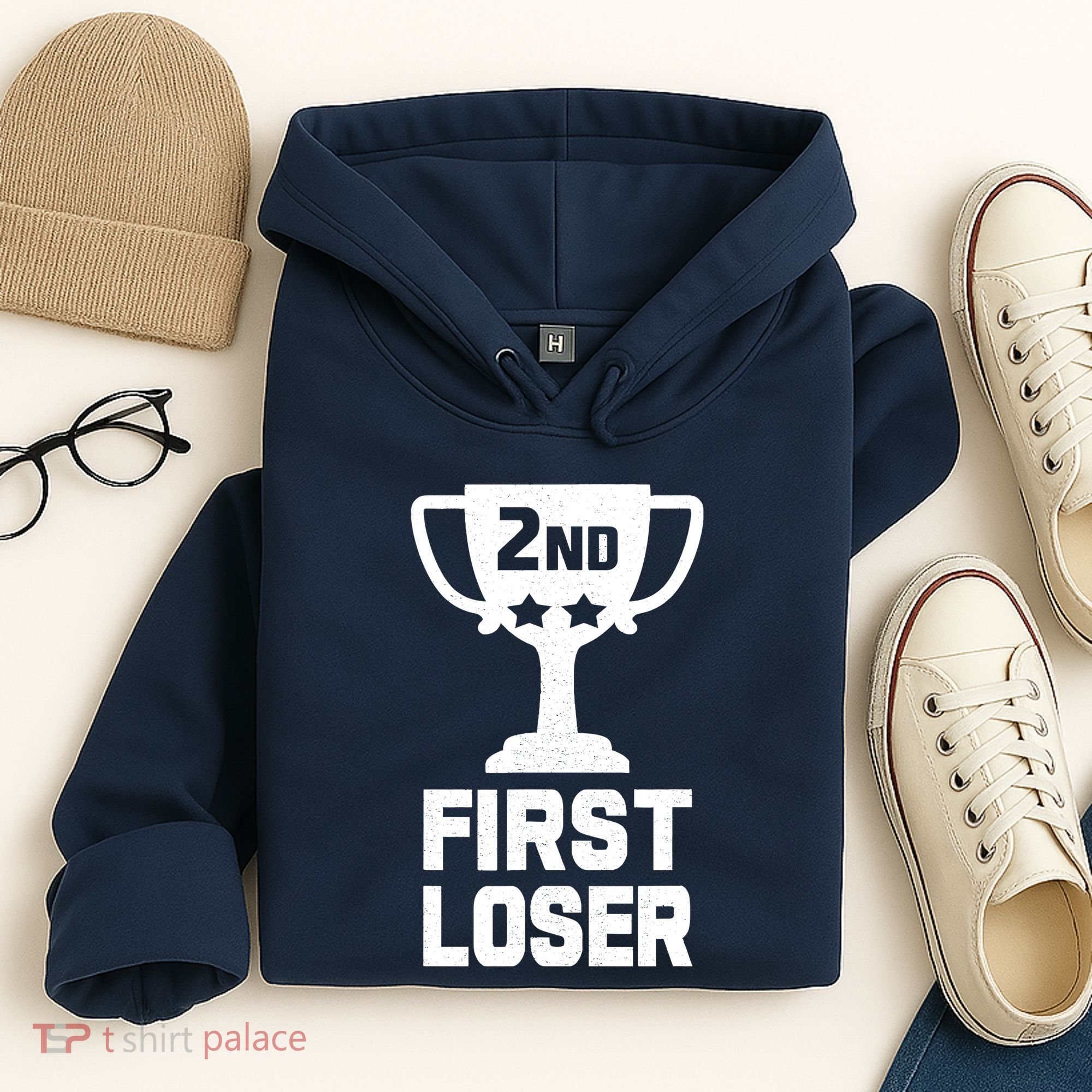 2nd Place First Loser Funny Second Place Trophy Hoodie