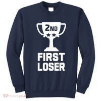 2nd Place First Loser Funny Second Place Trophy Sweatshirt thumb 0