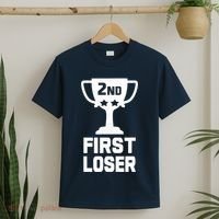 2nd Place First Loser Funny Second Place Trophy T-Shirt thumb 2