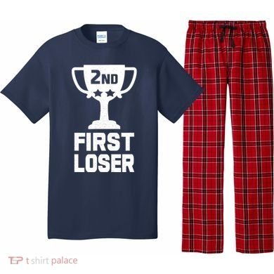 2nd Place First Loser Funny Second Place Trophy Pajama Set