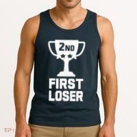 2nd Place First Loser Funny Second Place Trophy Tank Top thumb 3