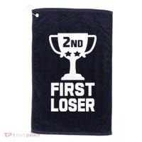 2nd Place First Loser Funny Second Place Trophy Golf Towel thumb 0