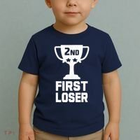 2nd Place First Loser Funny Second Place Trophy Toddler T-Shirt thumb 2