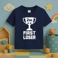 2nd Place First Loser Funny Second Place Trophy Toddler T-Shirt thumb 3