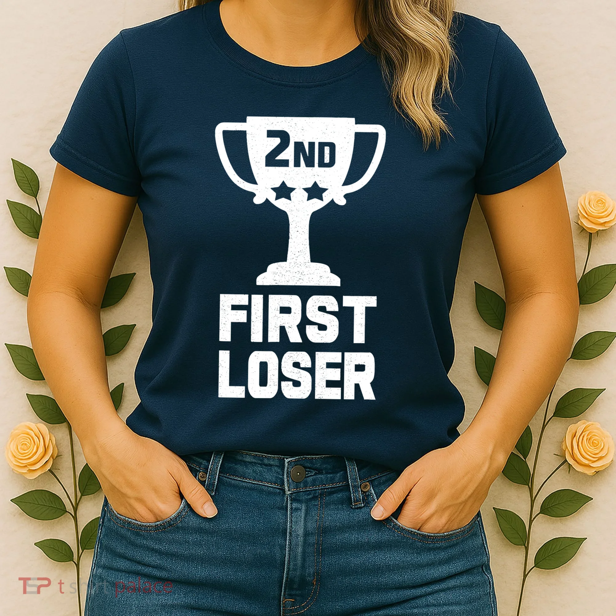 2nd Place First Loser Funny Second Place Trophy Women's T-Shirt