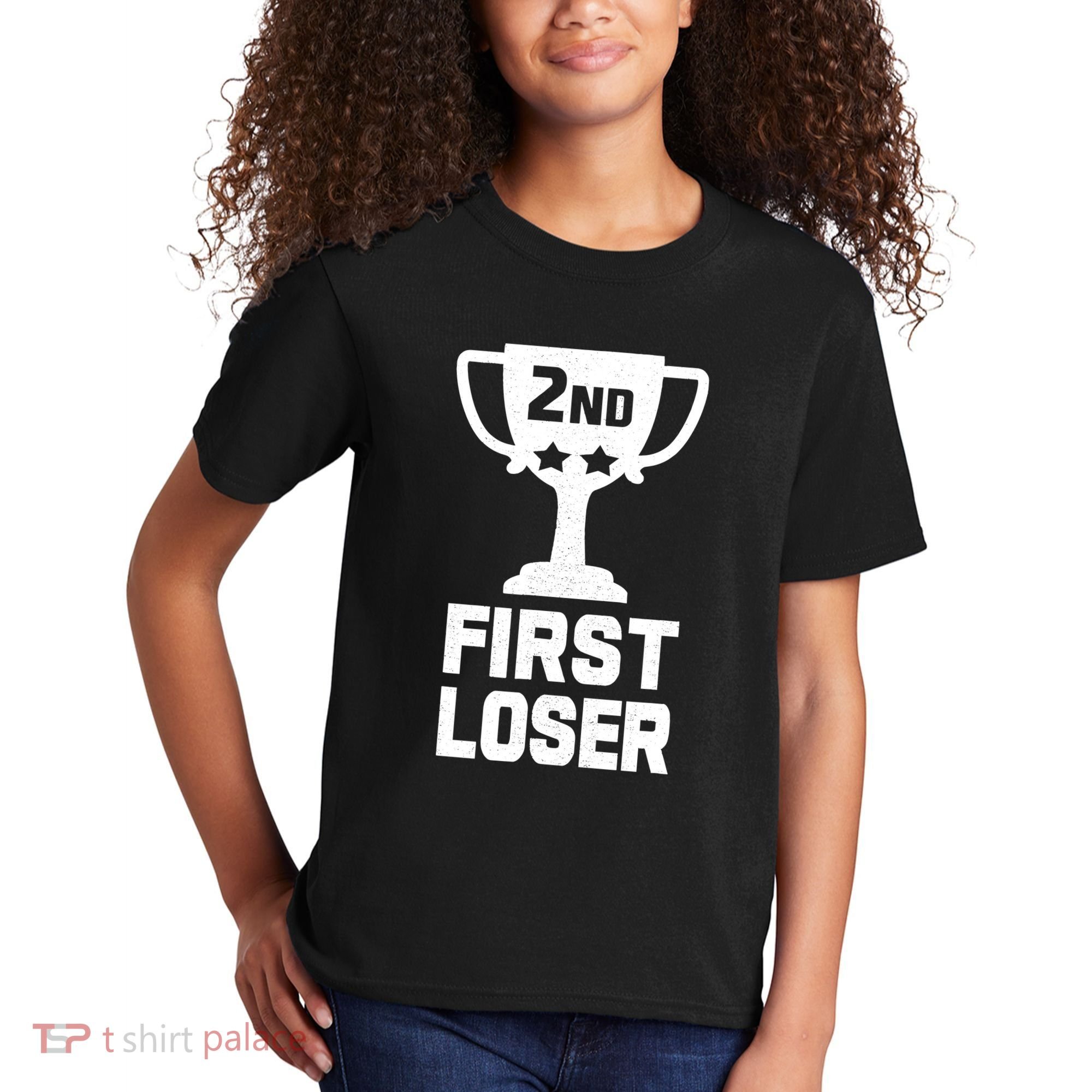2nd Place First Loser Funny Second Place Trophy Kids T-Shirt