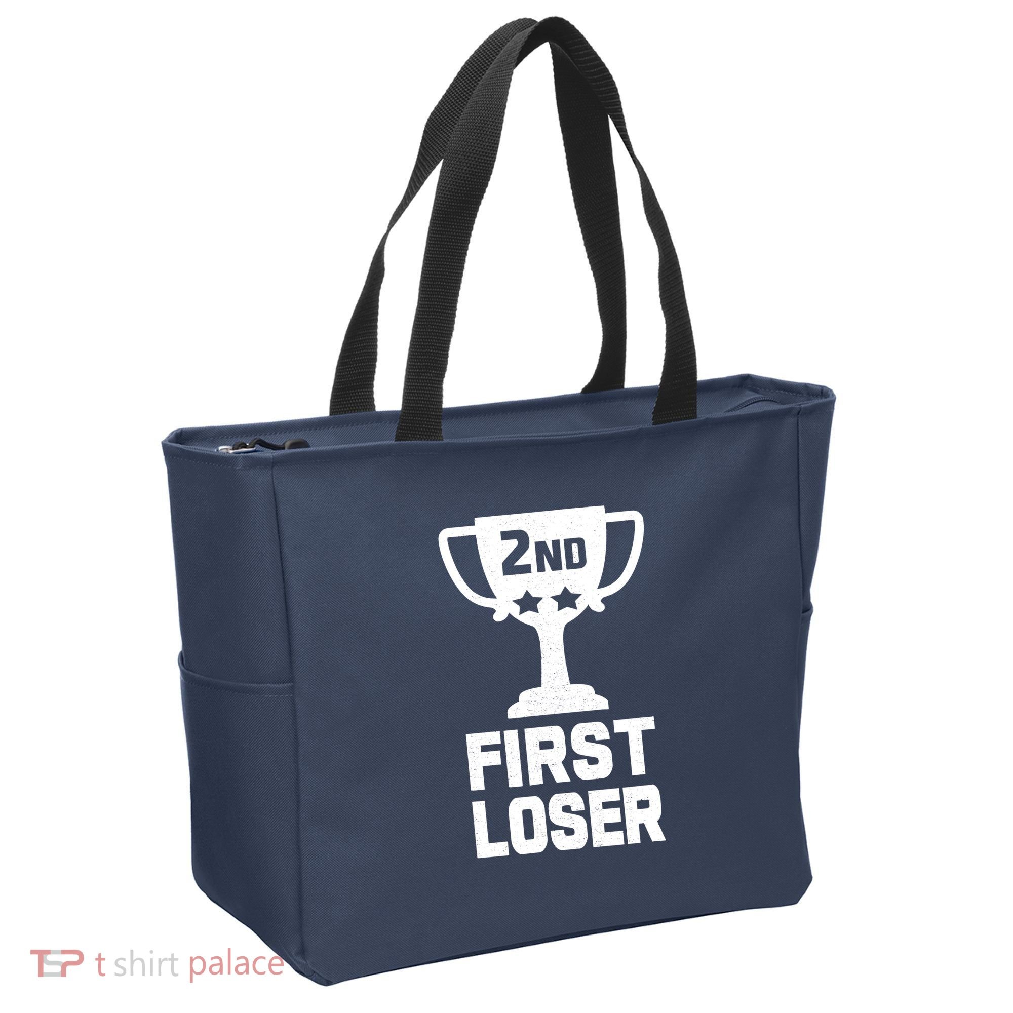 2nd Place First Loser Funny Second Place Trophy Tote Bag